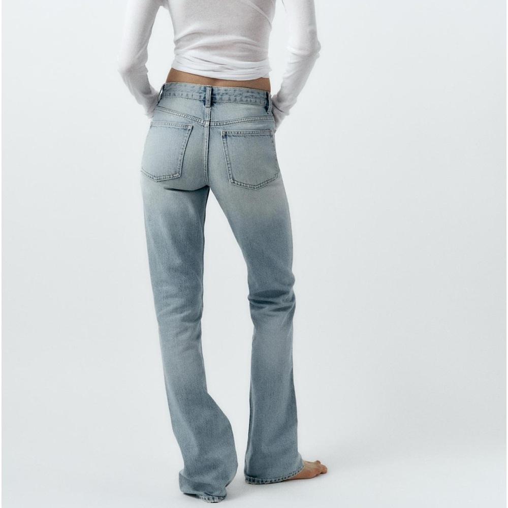 Zara Midrise boyfriend cut jeans